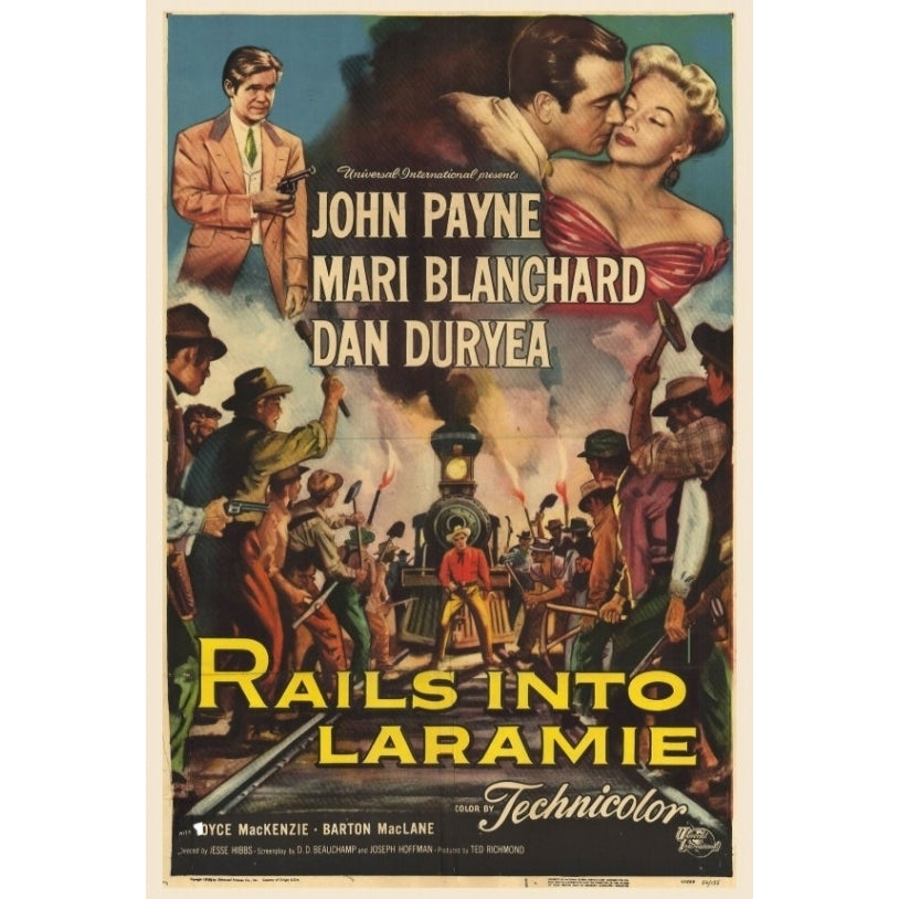 Rails Into Laramie Movie Poster Print (27 x 40) - Item MOVGF9436 Image 1