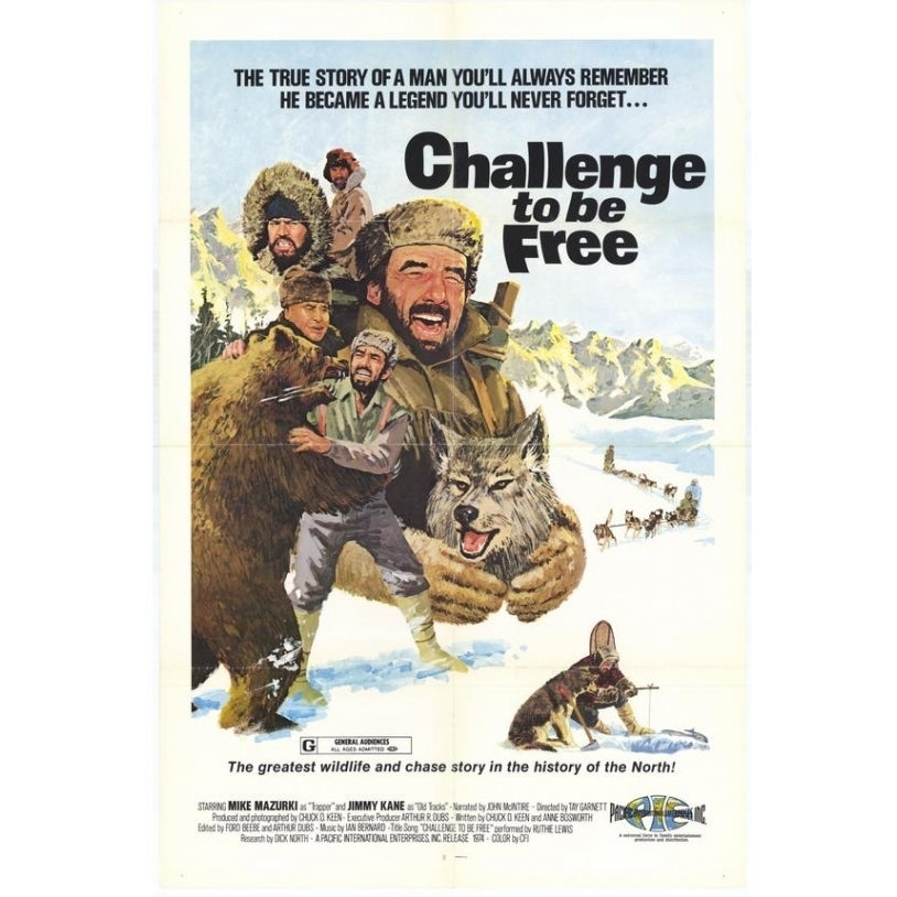 Challenge To Be Free Movie Poster Print (27 x 40) - Item MOVGH4727 Image 1