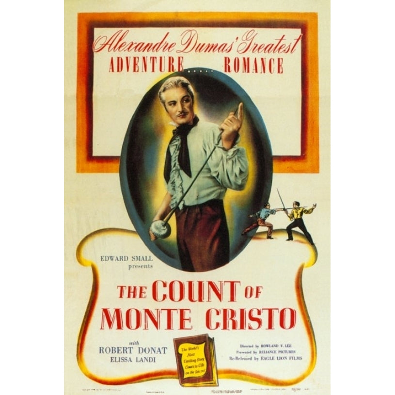 The Count of Monte Cristo Movie Poster Print (27 x 40) - Item MOVGH4749 Image 1