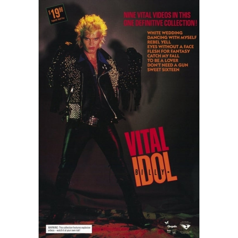 Billy Idol: Vital Movie Poster Print (27 x 40) - Item MOVGH5669 Image 1