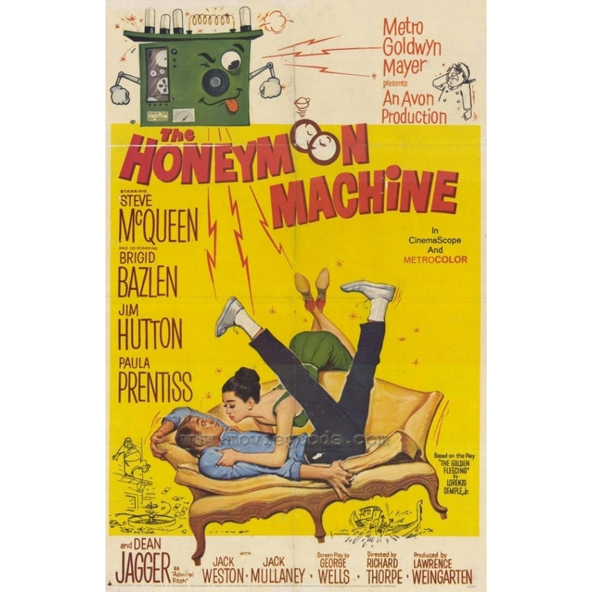 The Honeymoon Machine Movie Poster Print (27 x 40) - Item MOVGH9192 Image 1