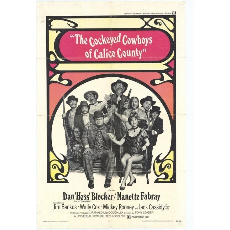 Cockeyed Cowboys of Calico County Movie Poster Print (27 x 40) - Item MOVGH9724 Image 1