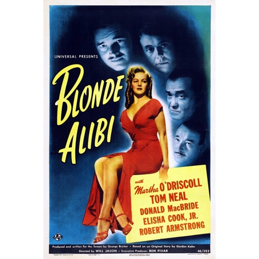 Blonde Alibi Movie Poster Print (27 x 40) - Item MOVGI2264 Image 1