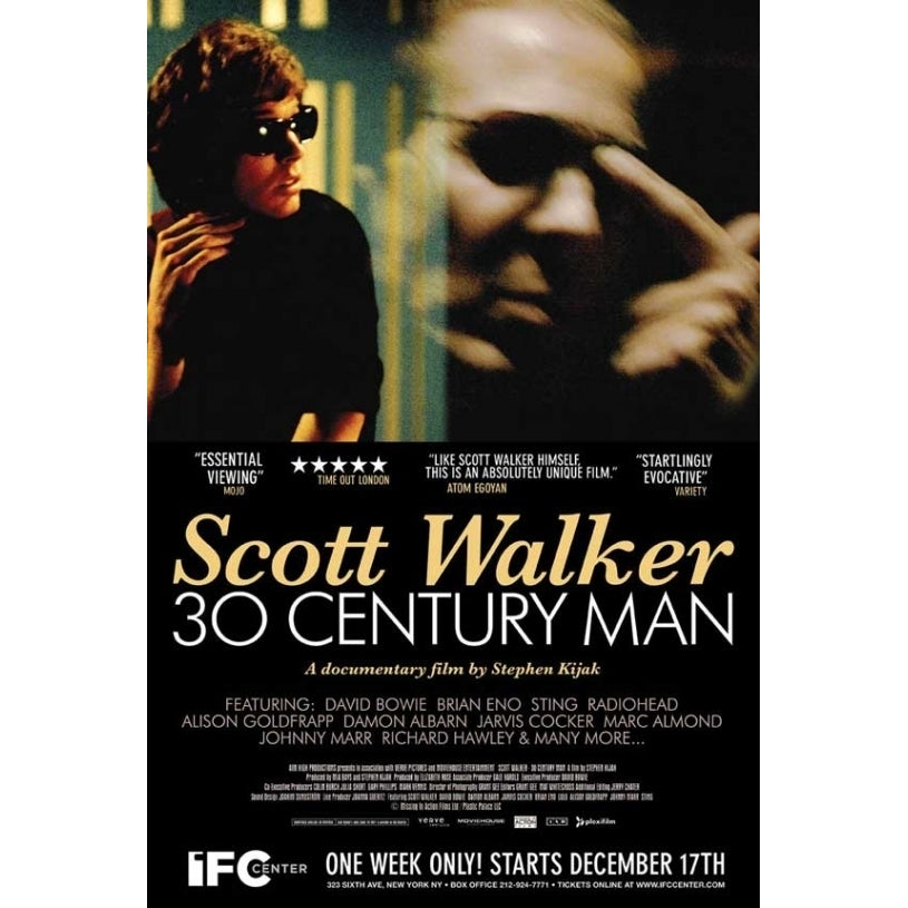 Scott Walker 30 Century Man Movie Poster (11 x 17) - Item MOVGI4854 Image 1