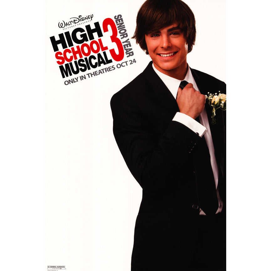 High School Musical 3 Senior Year Movie Poster (27 x 40) - Item MOVGI5386 Image 1