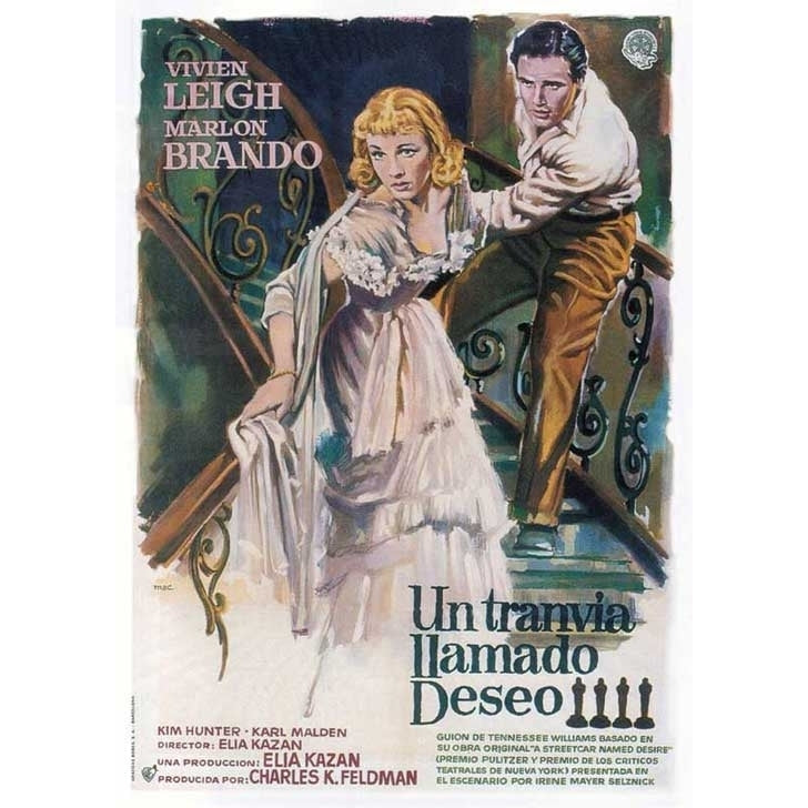 A Streetcar Named Desire Movie Poster Print (11 x 17) - Item MOVGI8675 Image 1