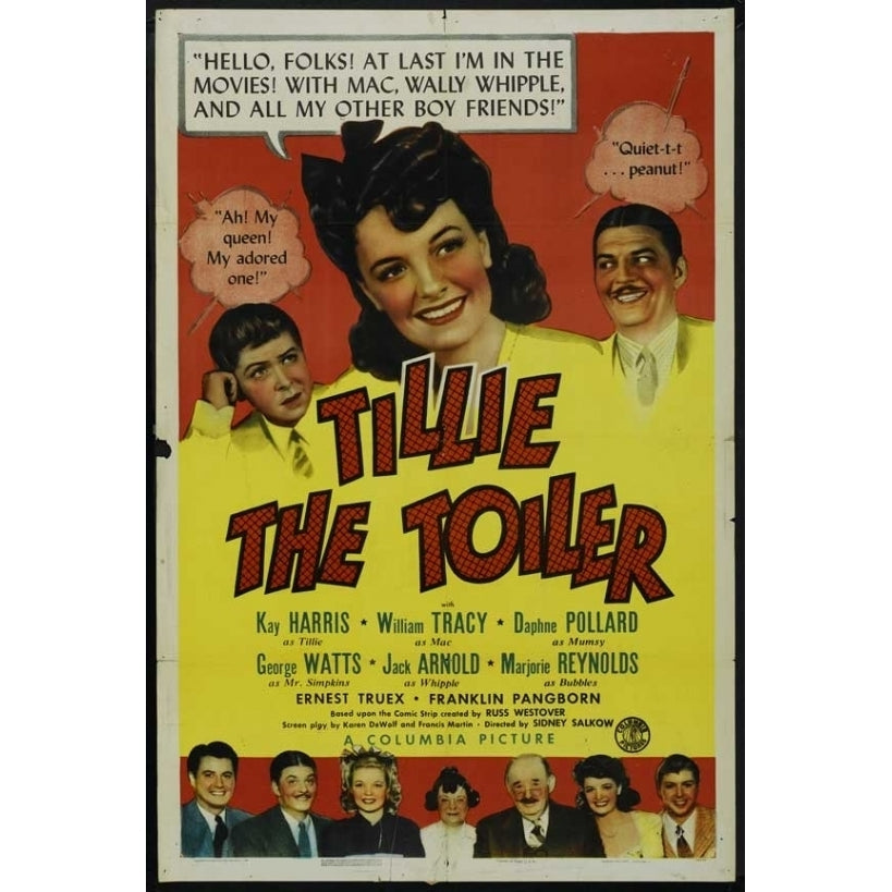 Tillie the Toiler Movie Poster (11 x 17) - Item MOVGJ0167 Image 1