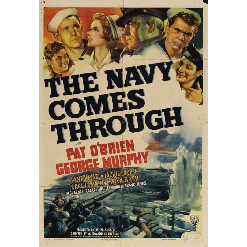 The Navy Comes Through Movie Poster (11 x 17) - Item MOVGJ1219 Image 1