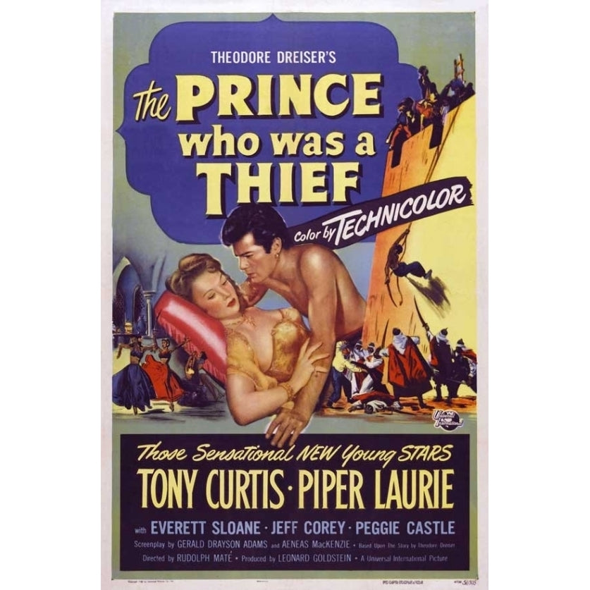 The Prince Who Was a Thief Movie Poster (11 x 17) - Item MOVGJ1657 Image 1