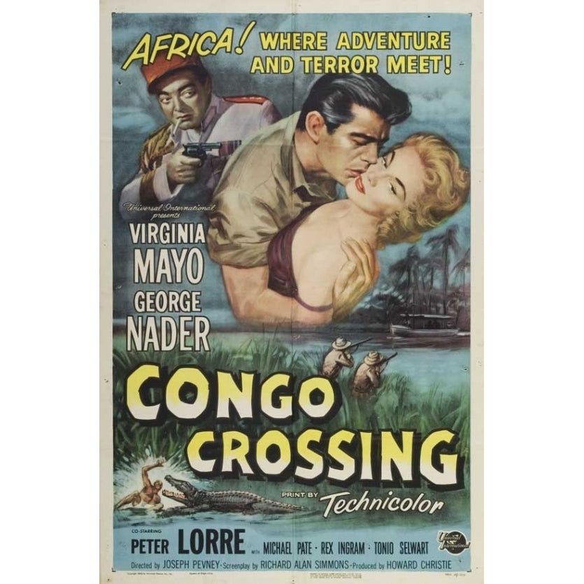 Congo Crossing Movie Poster (11 x 17) - Item MOVGJ2205 Image 1