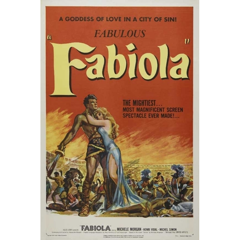 Fabiola Movie Poster Print (27 x 40) - Item MOVGJ3175 Image 1