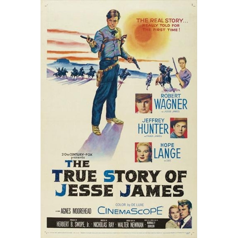 The True Story of Jesse James Movie Poster Print (27 x 40) - Item MOVGJ4217 Image 1