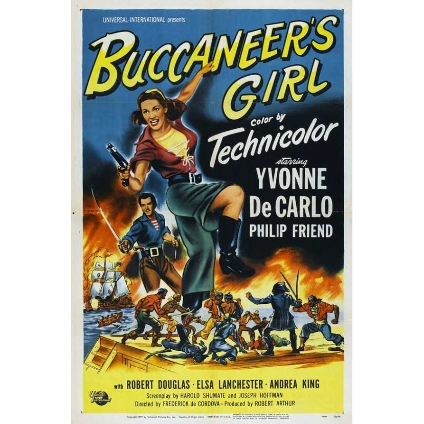 Buccaneers Girl Movie Poster (11 x 17) - Item MOVGJ6171 Image 1