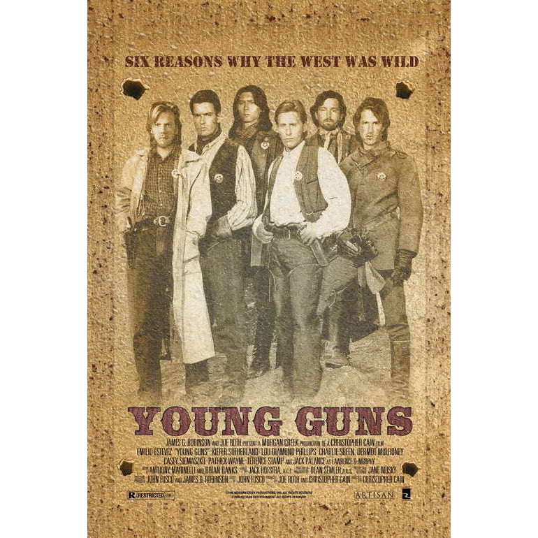 Young Guns Movie Poster Print (27 x 40) - Item MOVGJ8371 Image 1