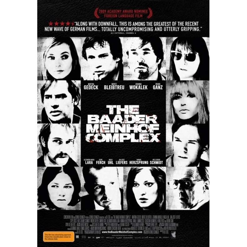 The Baader Meinhof Complex Movie Poster (11 x 17) - Item MOVGJ8937 Image 1