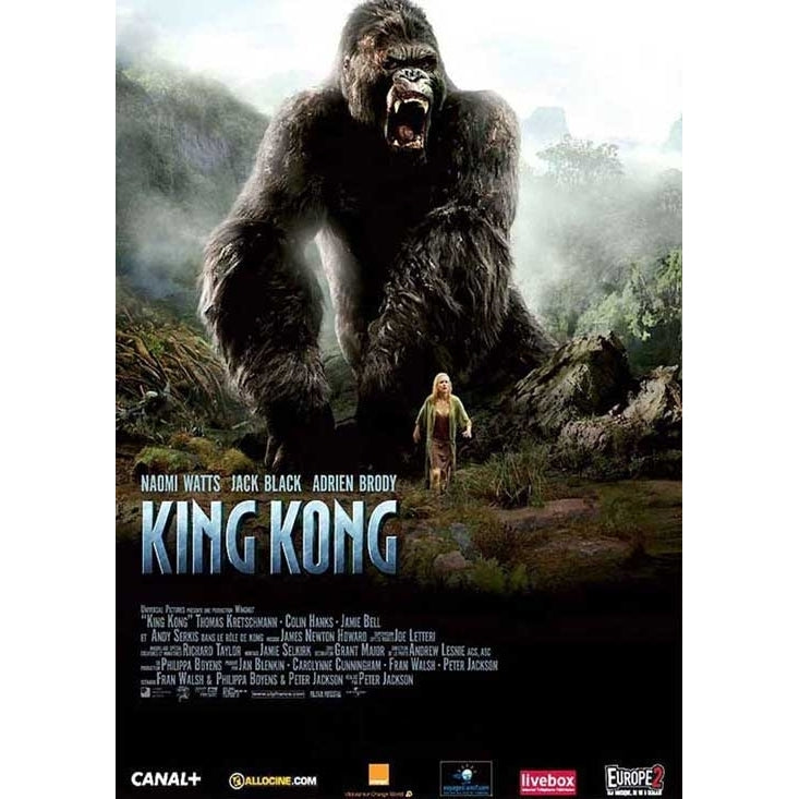 King Kong Movie Poster Print (11 x 17) - Item MOVGJ9008 Image 1