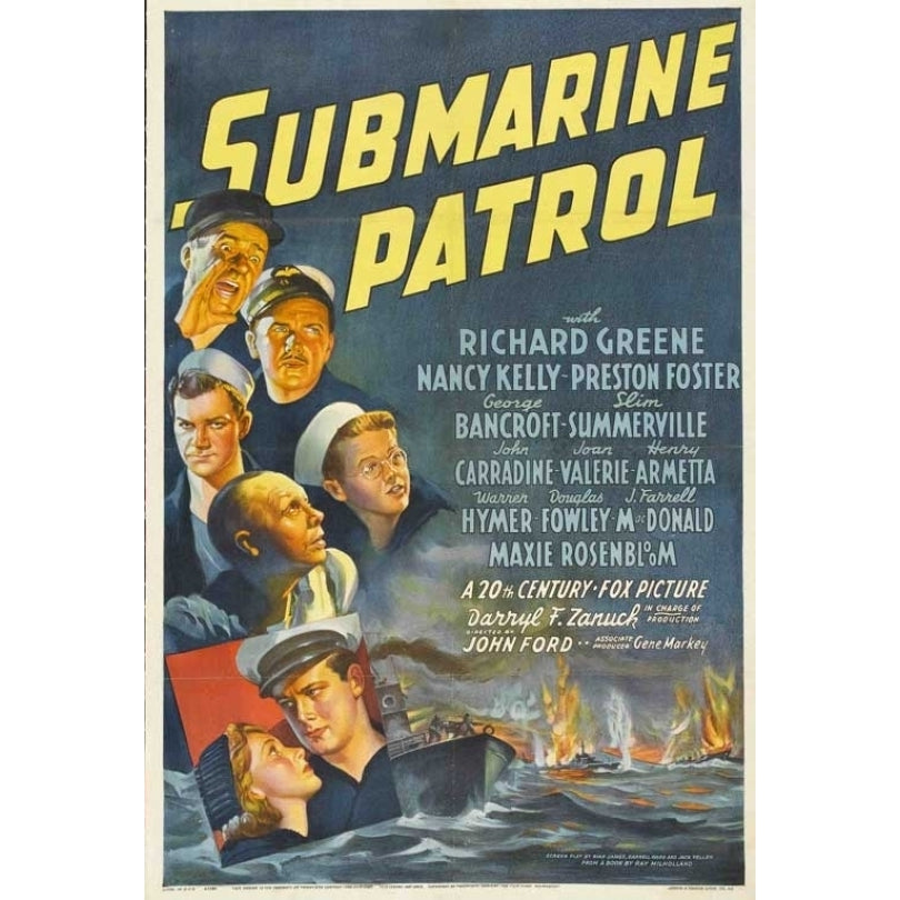 Submarine Patrol Movie Poster (11 x 17) - Item MOVIB52094 Image 1