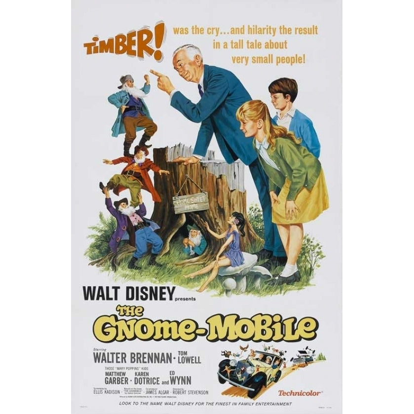 The Gnome-Mobile Movie Poster (11 x 17) - Item MOVIB75183 Image 1