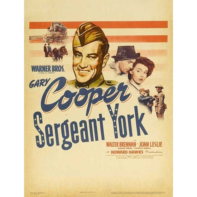 Sergeant York Movie Poster Print (11 x 17) - Item MOVIB80260 Image 1