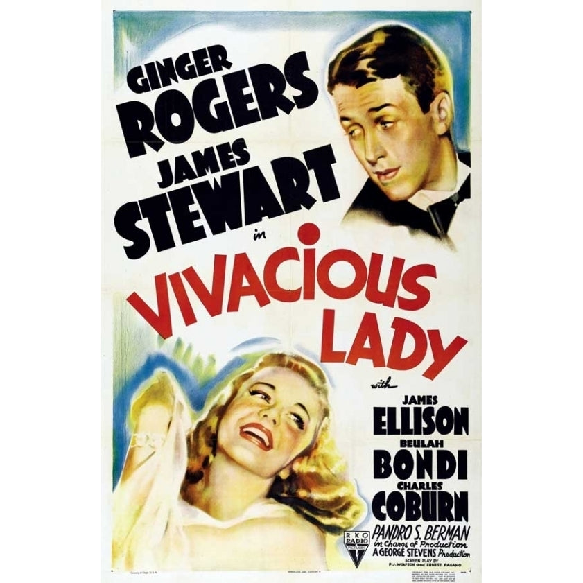 Vivacious Lady Movie Poster Print (27 x 40) - Item MOVIB93060 Image 1