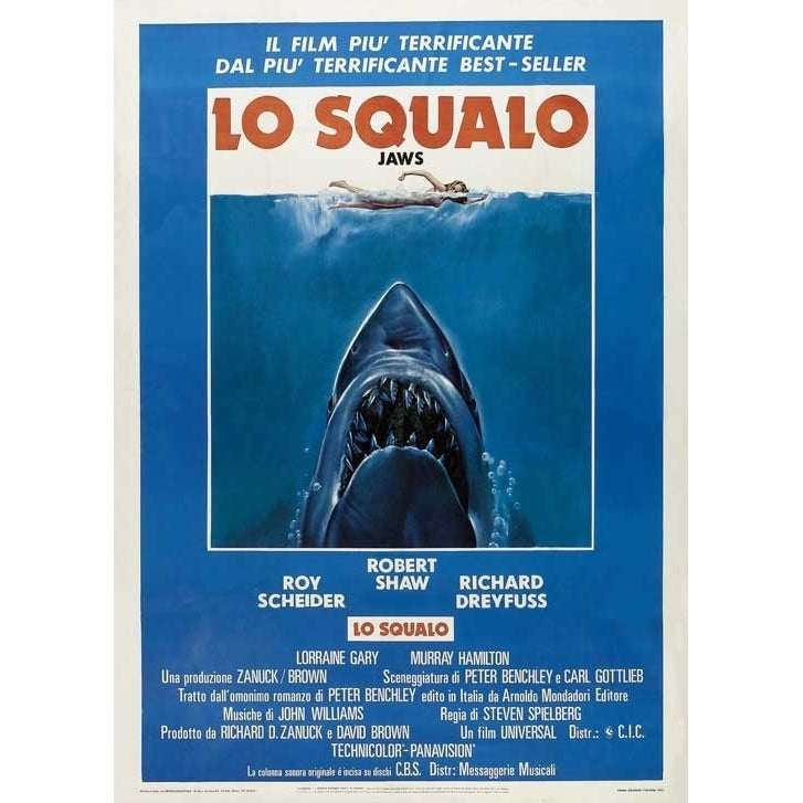 Jaws Movie Poster Print (11 x 17) - Item MOVIB95480 Image 1