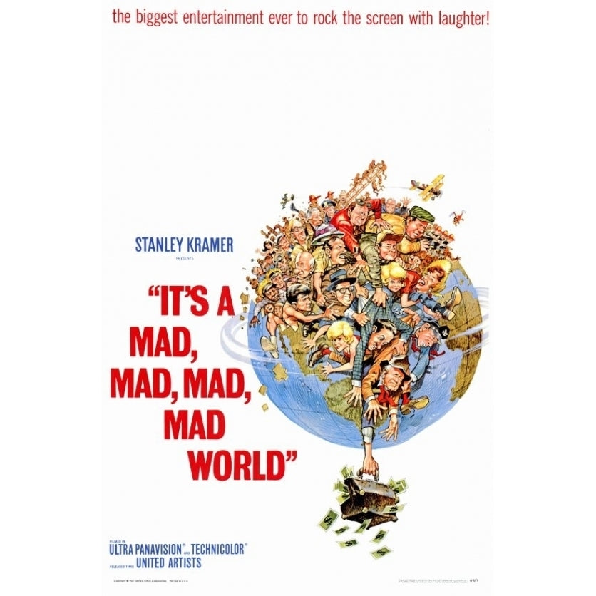 Its a Mad Mad Mad Mad World Movie Poster (11 x 17) - Item MOVIC1883 Image 1