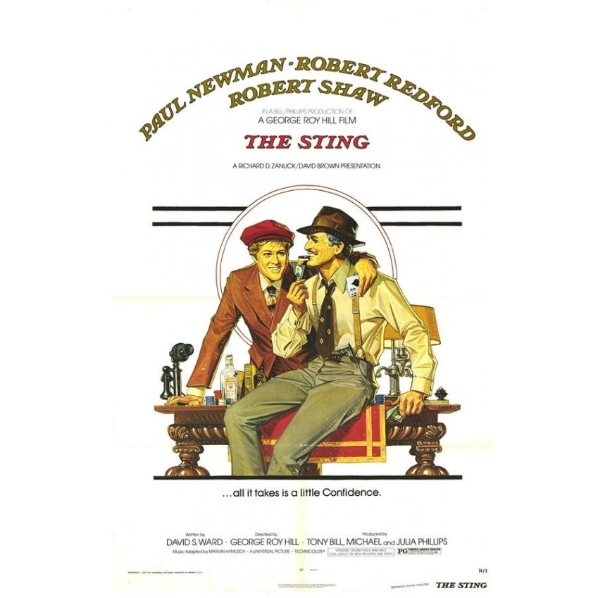 The Sting Movie Poster (11 x 17) - Item MOVIC9826 Image 1