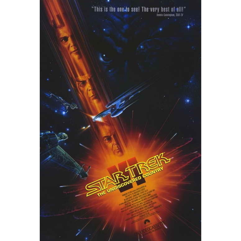 Star Trek 6 The Undiscovered Country Movie Poster (11 x 17) - Item MOVID2846 Image 1