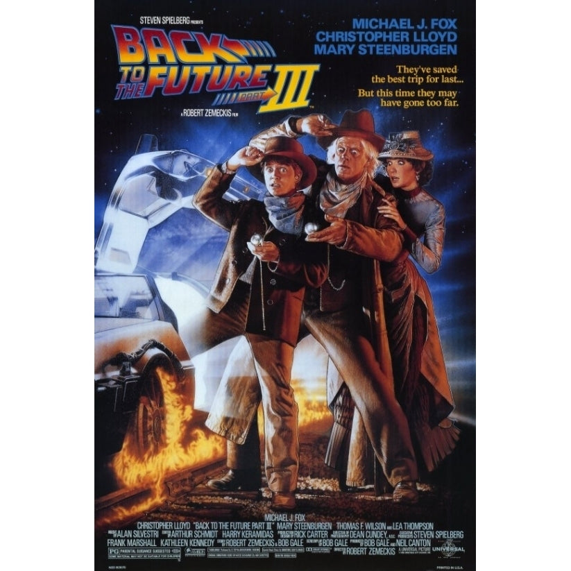 Back to the Future Part 3 Movie Poster (11 x 17) - Item MOVID3996 Image 1