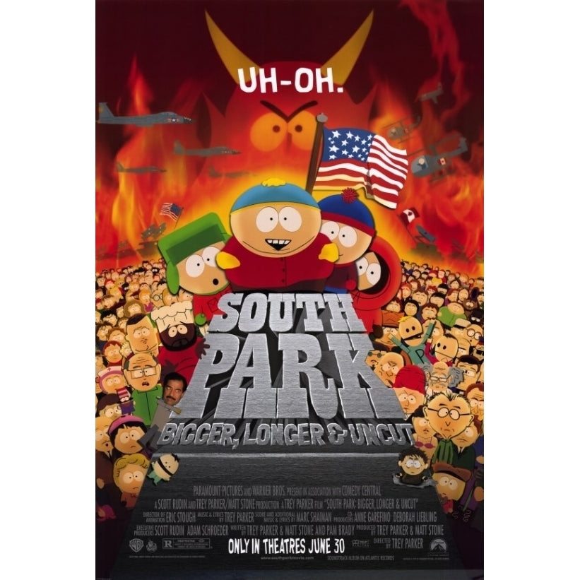 South Park Bigger Longer and Uncut Movie Poster (11 x 17) - Item MOVID5813 Image 1