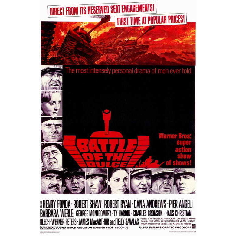 Battle of the Bulge Movie Poster (11 x 17) - Item MOVID9409 Image 1