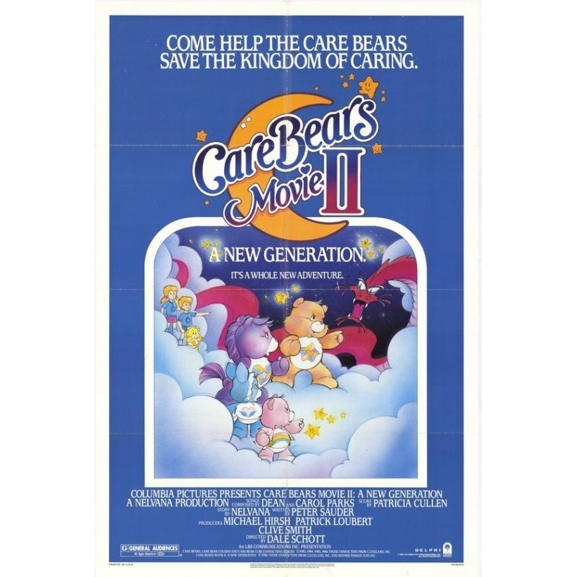 Care Bears Movie II A Generation Movie Poster (11 x 17) - Item MOVIE0612 Image 1