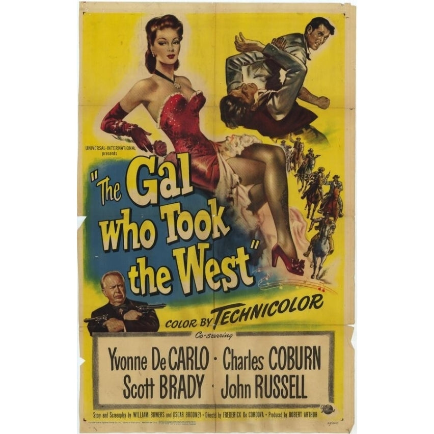 Gal Who Took the West Movie Poster (11 x 17) - Item MOVIE6193 Image 1