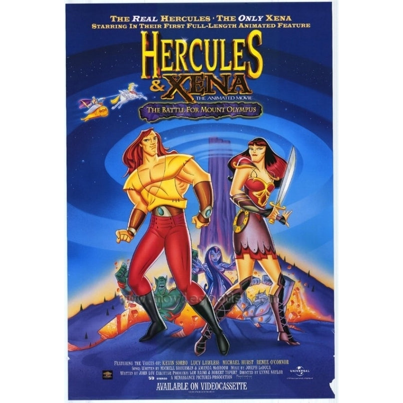 Hercules and Xena The Animated Movie The Battle For Mount Olympus Movie Poster (11 x 17) - Item MOVIE9217 Image 1