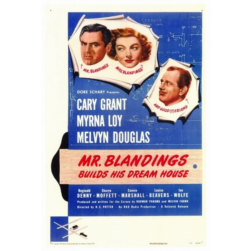 Mr. Blandings Builds His Dream House Movie Poster Print (27 x 40) - Item MOVIF0181 Image 1