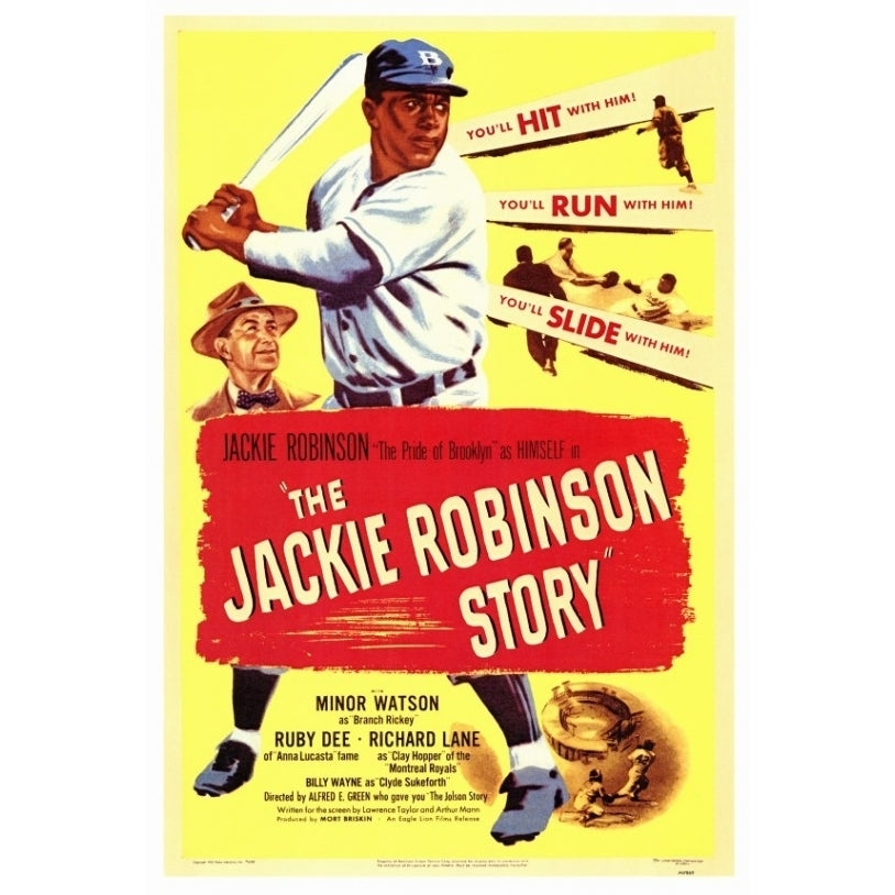 The Jackie Robinson Story Movie Poster Print (27 x 40) - Item MOVIF0185 Image 1