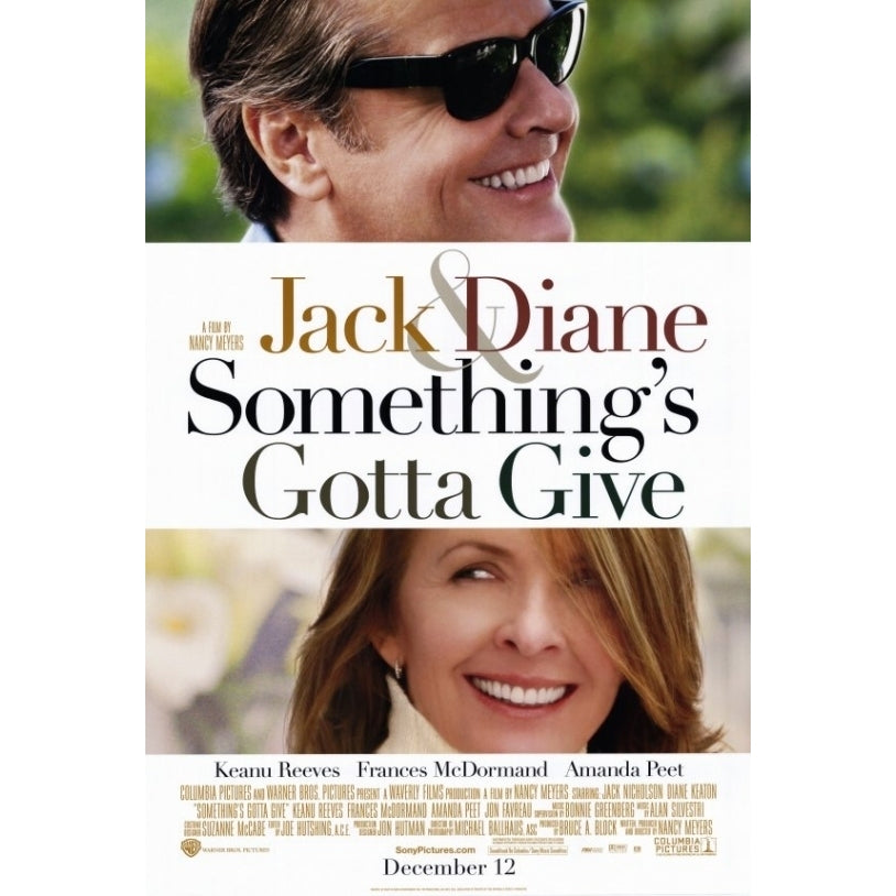 Somethings Gotta Give Movie Poster Print (27 x 40) - Item MOVIF0324 Image 1