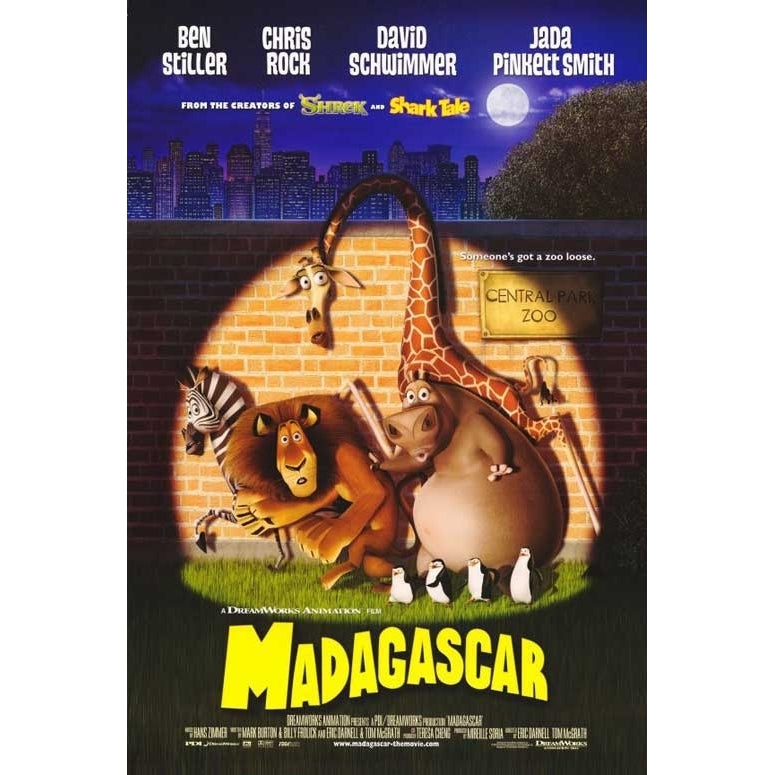 Madagascar Movie Poster Print (11 x 17) - Item MOVIF1129 Image 1