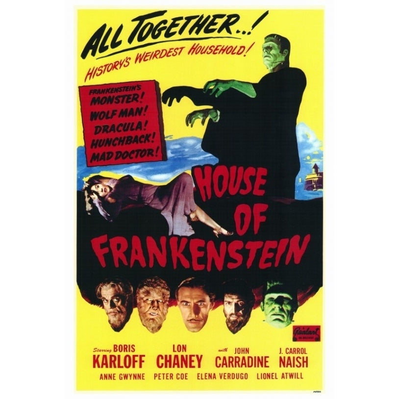 House of Frankenstein Movie Poster Print (27 x 40) - Item MOVIF1175 Image 1