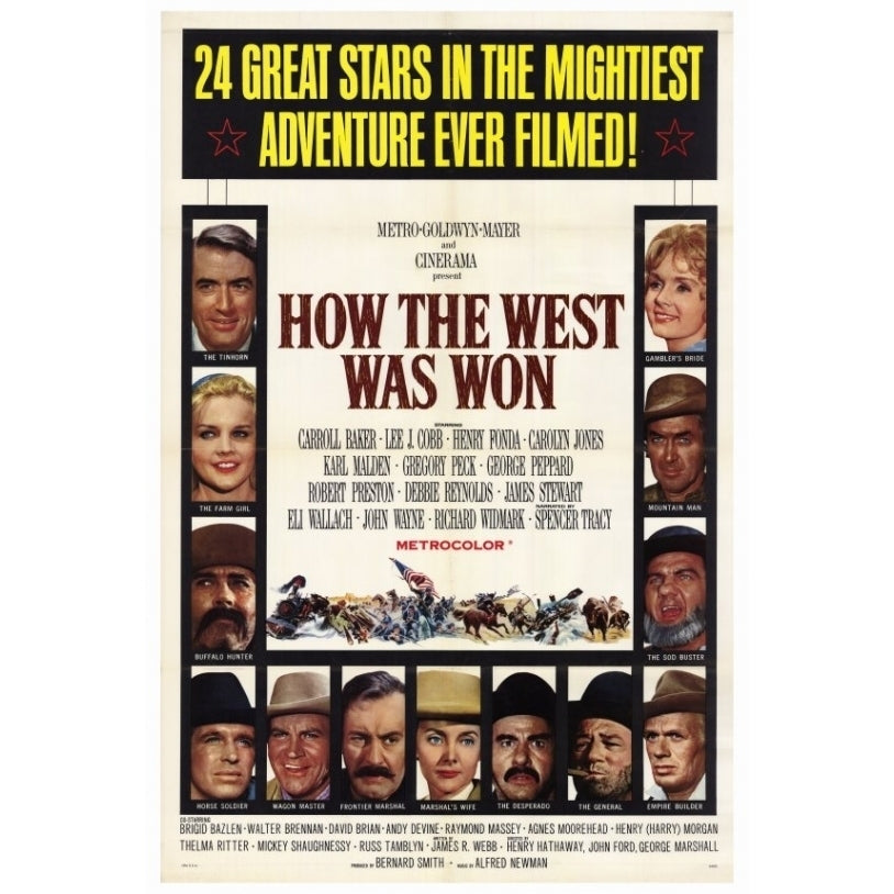 How the West Was Won Movie Poster Print (27 x 40) - Item MOVIF1323 Image 1