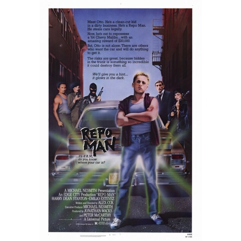 Repo Man Movie Poster Print (27 x 40) - Item MOVIF1327 Image 1