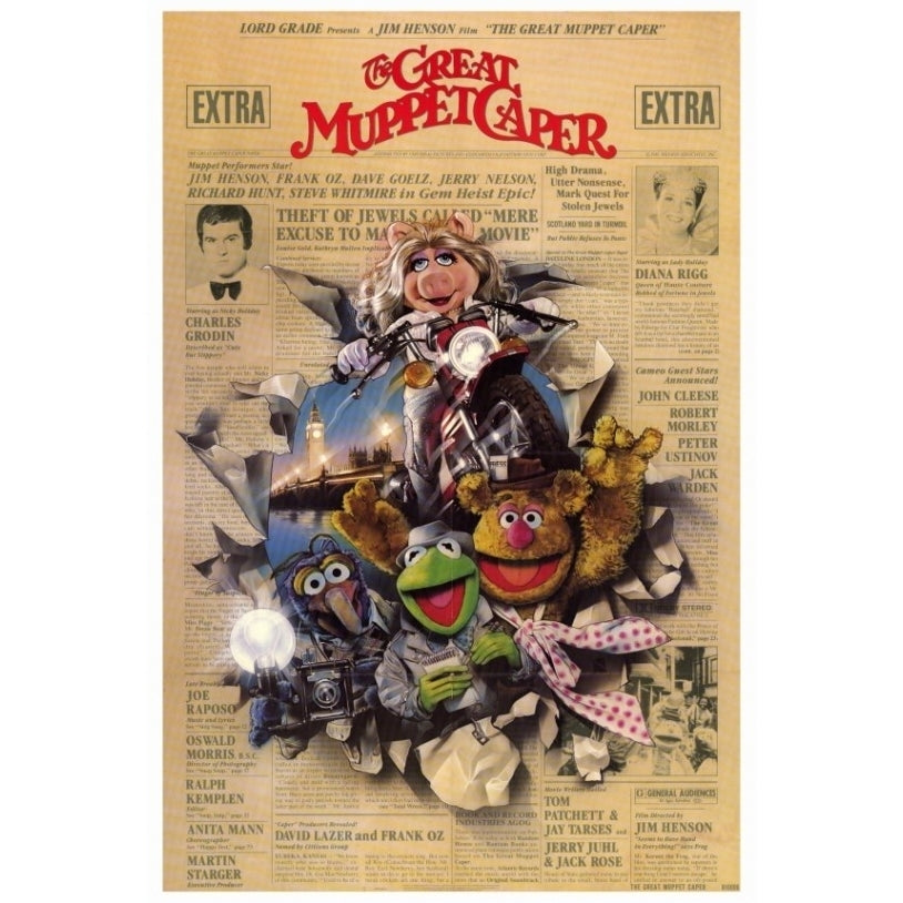 The Great Muppet Caper Movie Poster Print (27 x 40) - Item MOVIF1401 Image 1