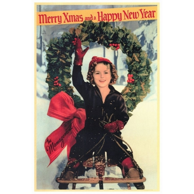 Shirley Temple Christmas Greeting Movie Poster Print (27 x 40) - Item MOVIF2172 Image 1