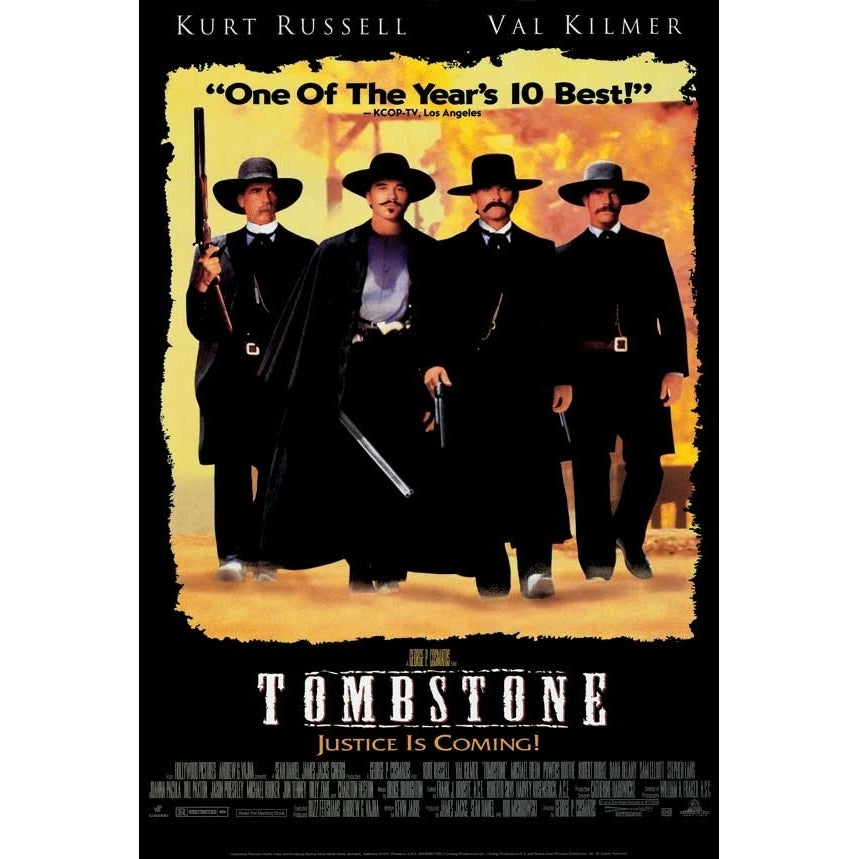 Tombstone Movie Poster Print (27 x 40) - Item MOVIF2192 Image 1