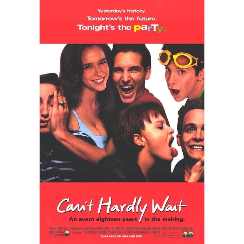 Cant Hardly Wait Movie Poster Print (27 x 40) - Item MOVIF2315 Image 1