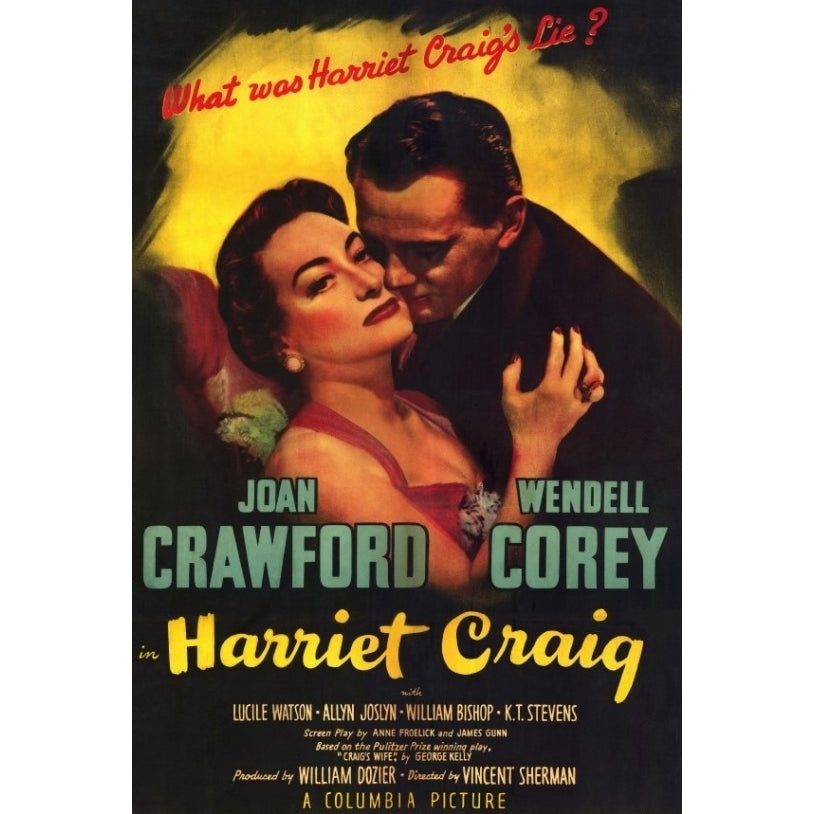 Harriet Craig Movie Poster Print (27 x 40) - Item MOVIF2325 Image 1