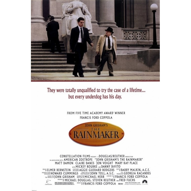 John Grishams The Rainmaker Movie Poster Print (27 x 40) - Item MOVIF2375 Image 1