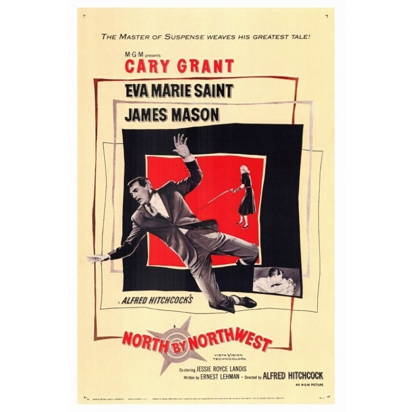 North by Northwest Movie Poster Print (27 x 40) - Item MOVIF3183 Image 1