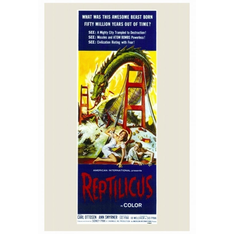 Reptilicus Movie Poster Print (27 x 40) - Item MOVIF3189 Image 1