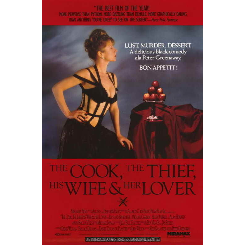 The Cook the Thief His Wife and Her Lover Movie Poster Print (11 x 17) - Item MOVIF3260 Image 1